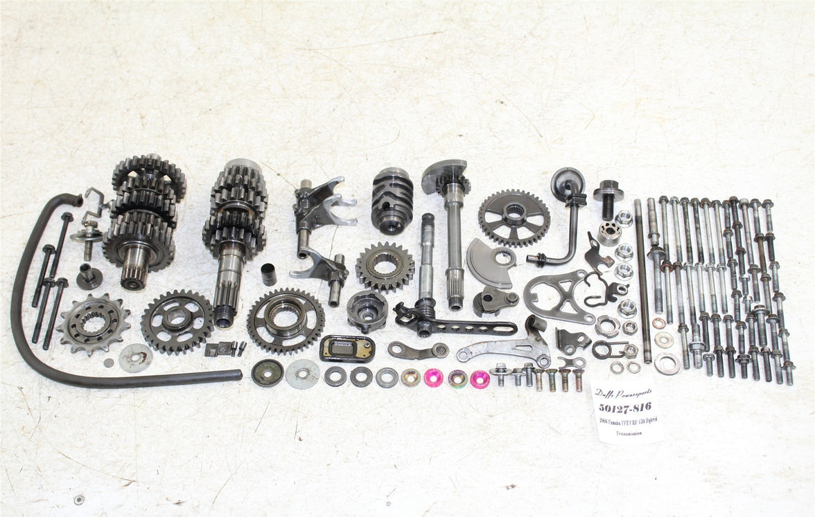 2004 Honda CRF 450R Transmission Gears Shaft Shift Drum 50127