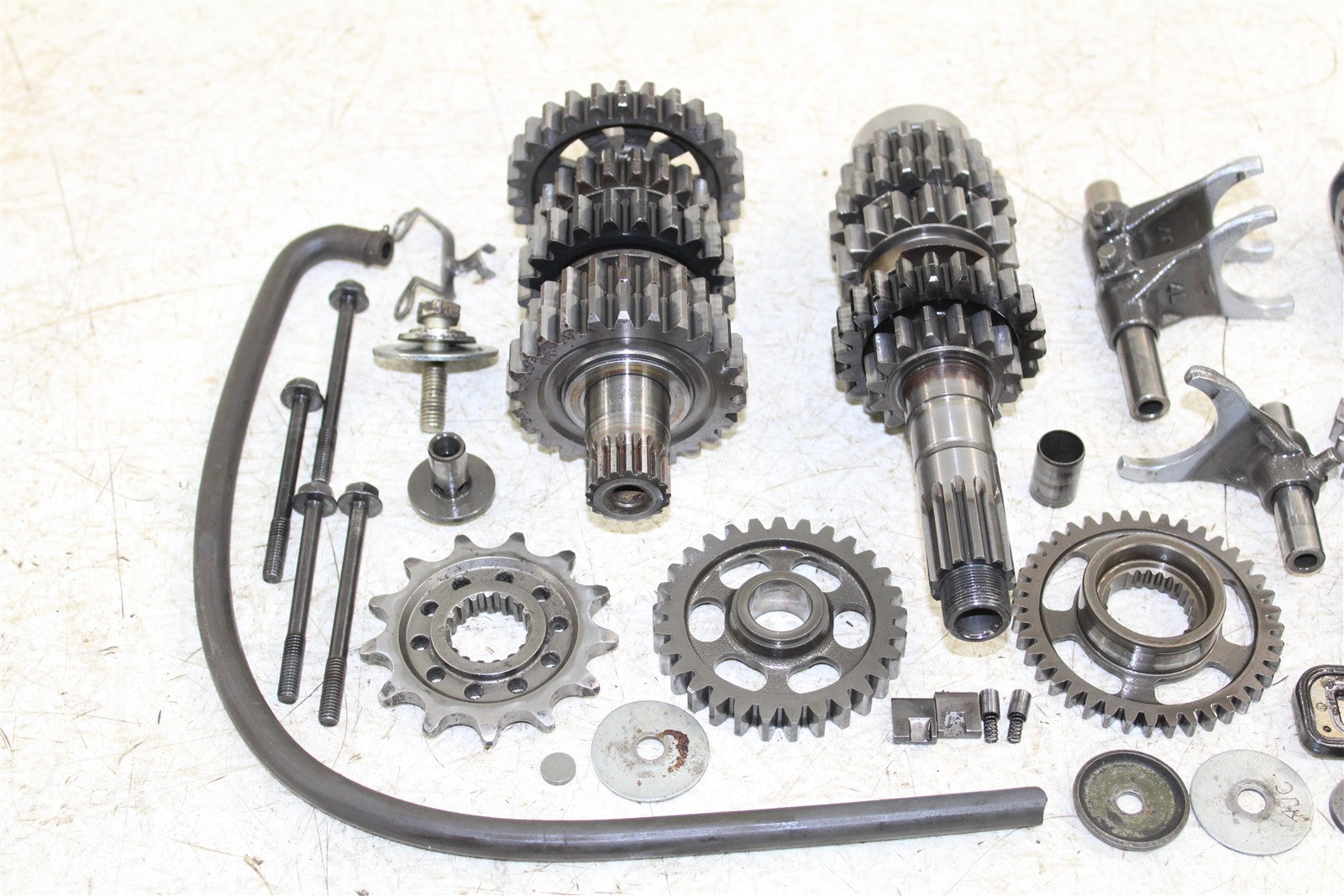 2004 Honda CRF 450R Transmission Gears Shaft Shift Drum 50127