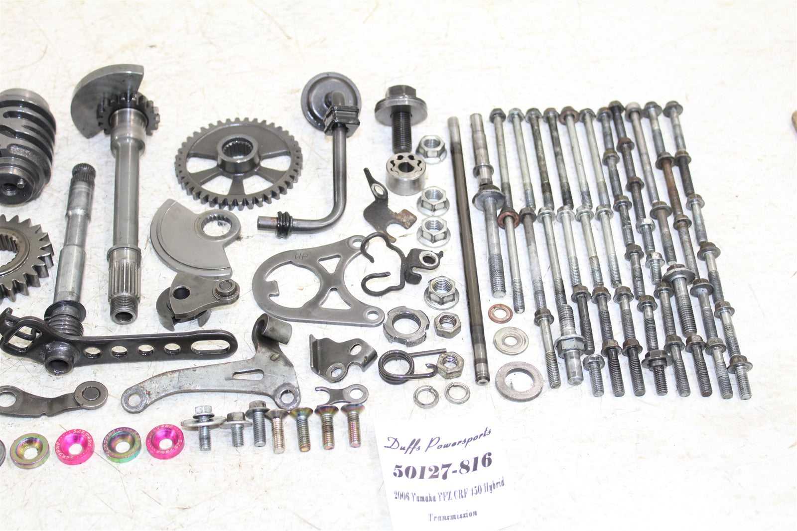 2004 Honda CRF 450R Transmission Gears Shaft Shift Drum 50127