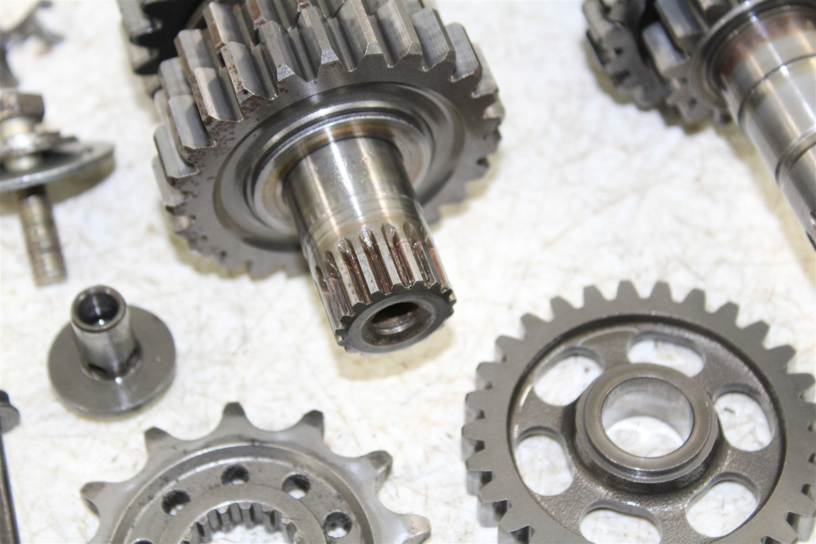 2004 Honda CRF 450R Transmission Gears Shaft Shift Drum 50127