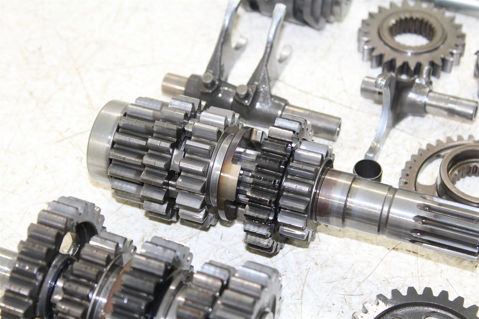 2004 Honda CRF 450R Transmission Gears Shaft Shift Drum 50127