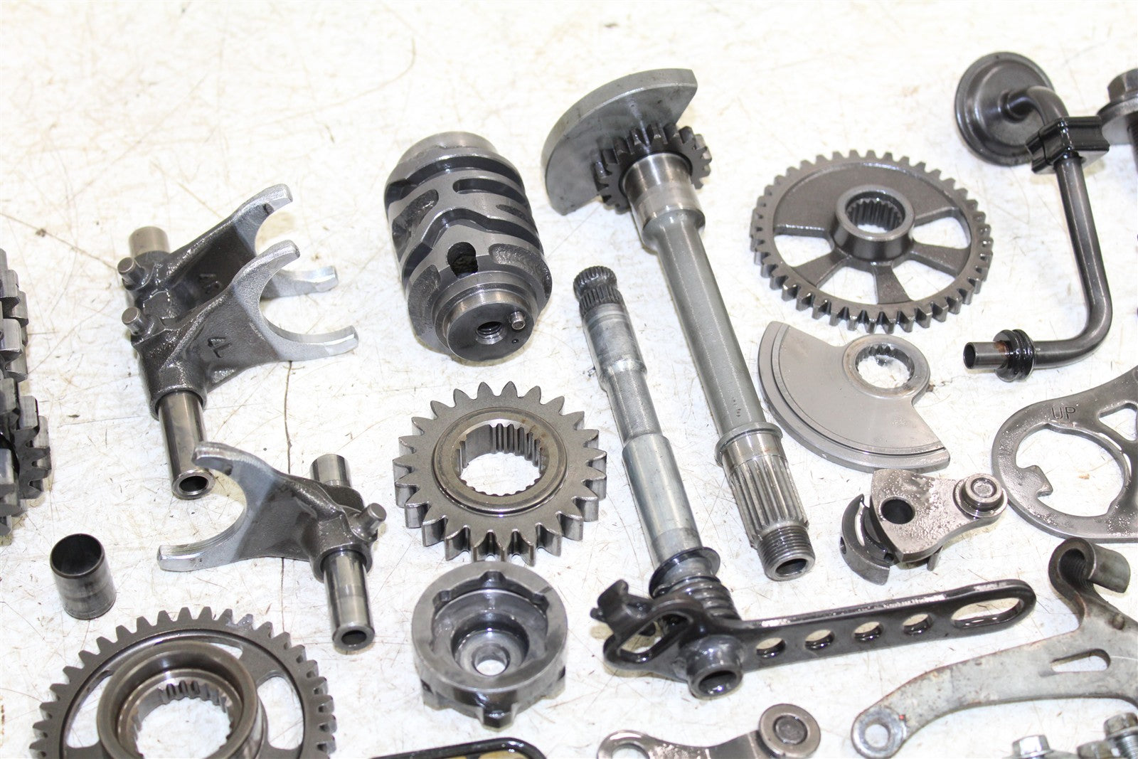 2004 Honda CRF 450R Transmission Gears Shaft Shift Drum 50127