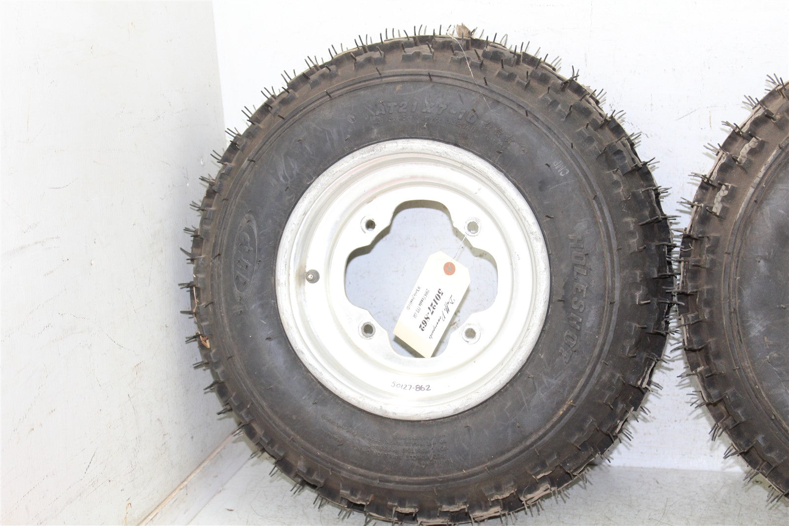 2006 Yamaha YFZ 450 Front Wheel Set Rims NEW ITP Holeshot Tires 50127