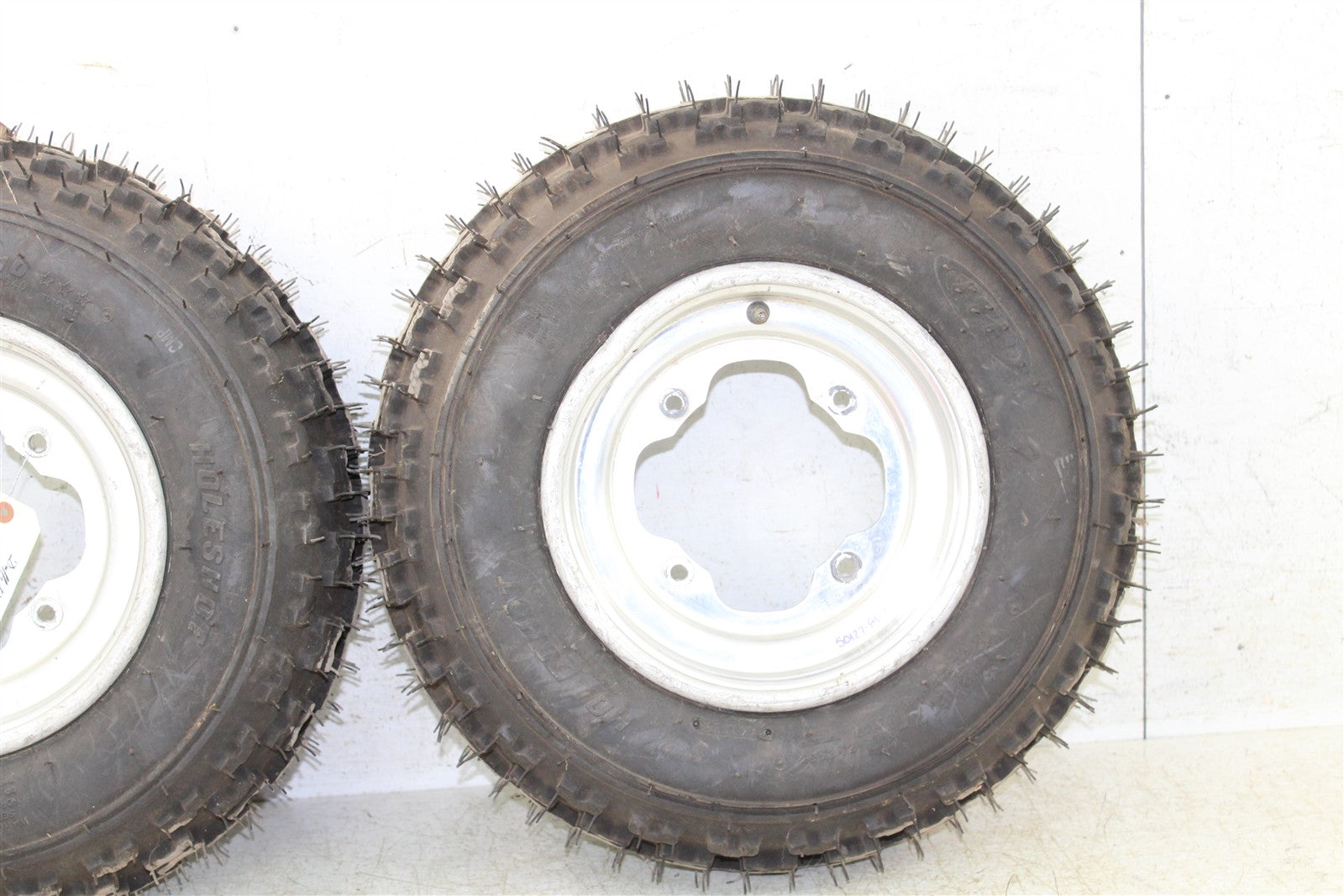 2006 Yamaha YFZ 450 Front Wheel Set Rims NEW ITP Holeshot Tires 50127