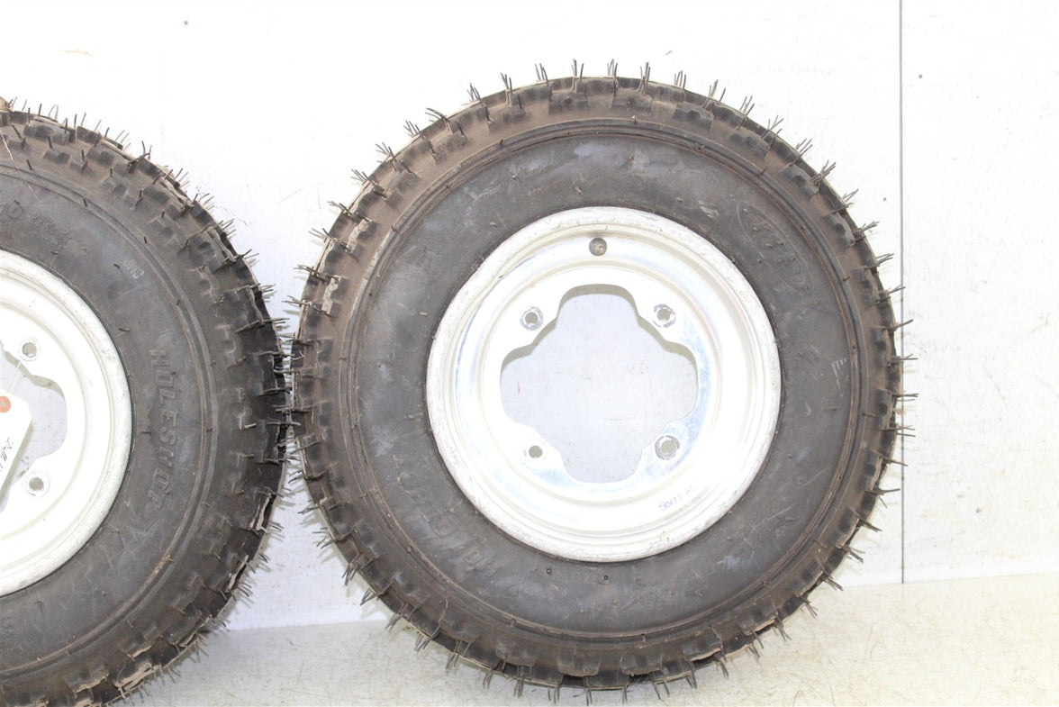 2006 Yamaha YFZ 450 Front Wheel Set Rims NEW ITP Holeshot Tires 50127