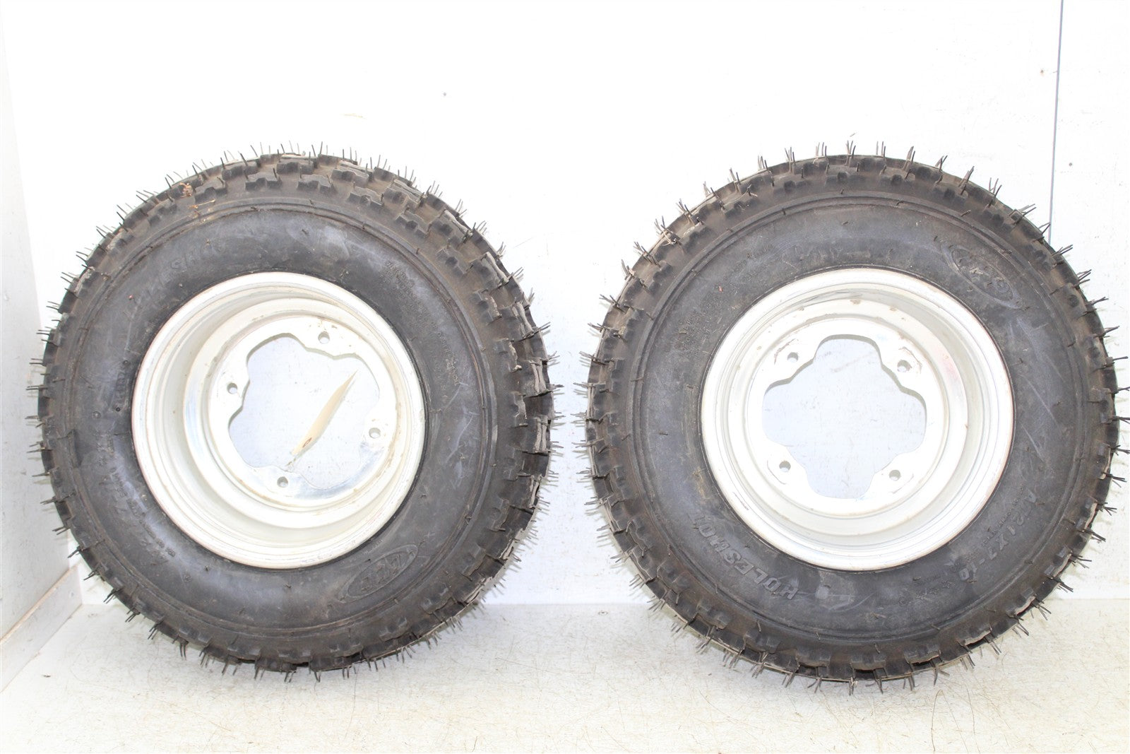 2006 Yamaha YFZ 450 Front Wheel Set Rims NEW ITP Holeshot Tires 50127