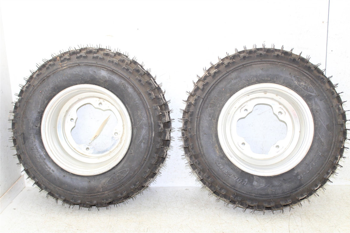 2006 Yamaha YFZ 450 Front Wheel Set Rims NEW ITP Holeshot Tires 50127