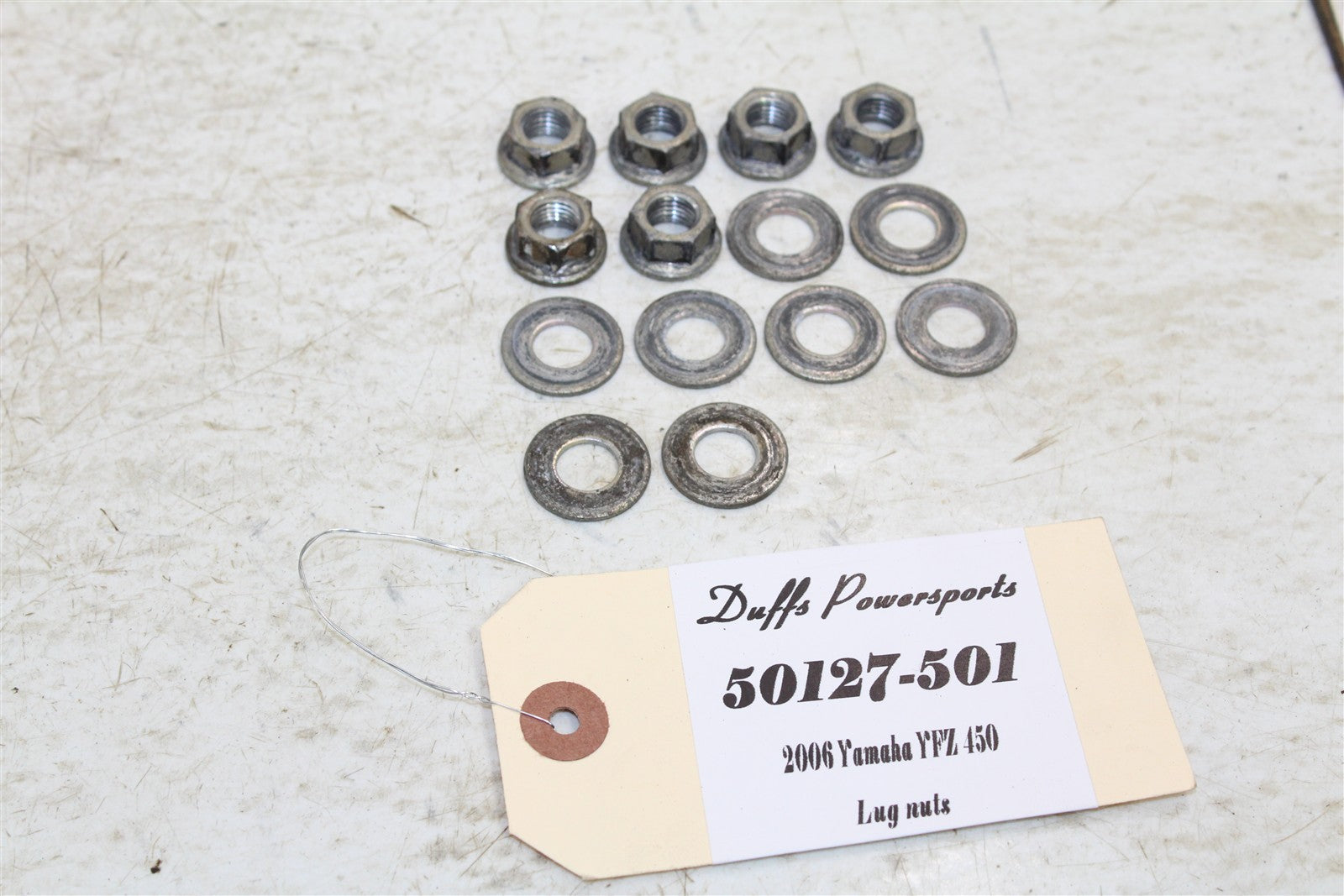2006 Yamaha YFZ 450 Lug Nuts 50127
