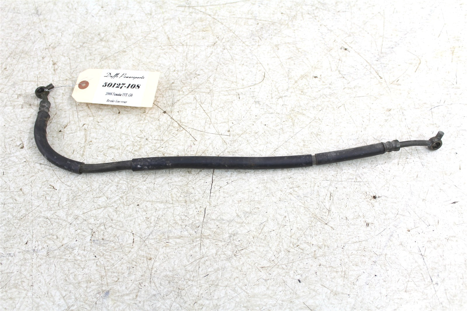 2006 Yamaha YFZ 450 Rear Brake Hose Line 50127