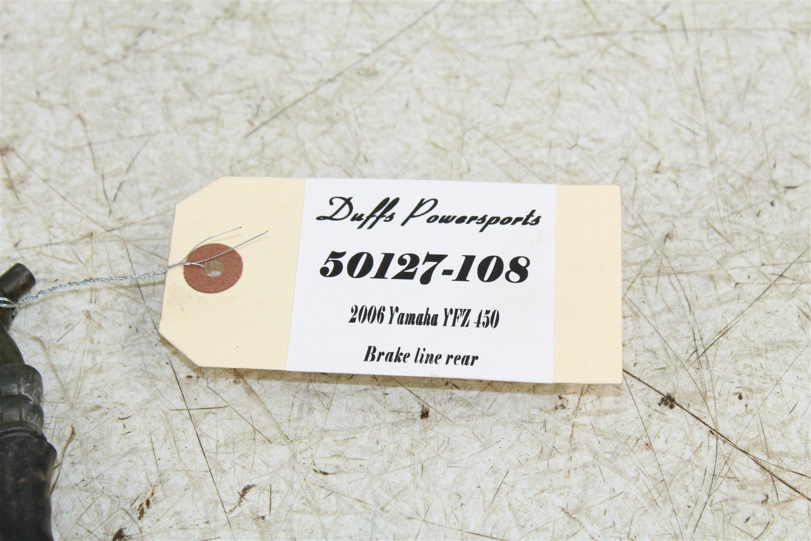 2006 Yamaha YFZ 450 Rear Brake Hose Line 50127