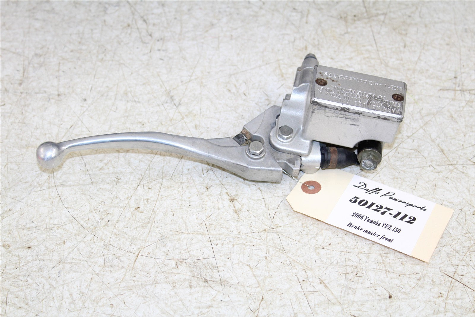 2006 Yamaha YFZ 450 Front Brake Master Cylinder Lever 50127