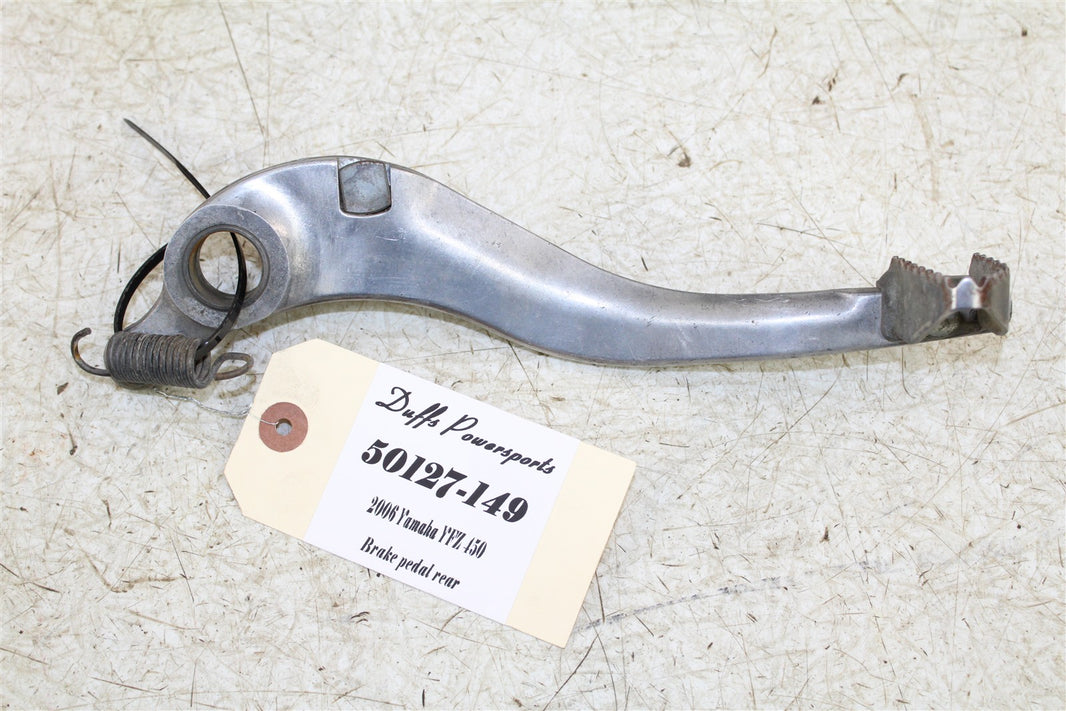 2006 Yamaha YFZ 450 Rear Brake Pedal 50127