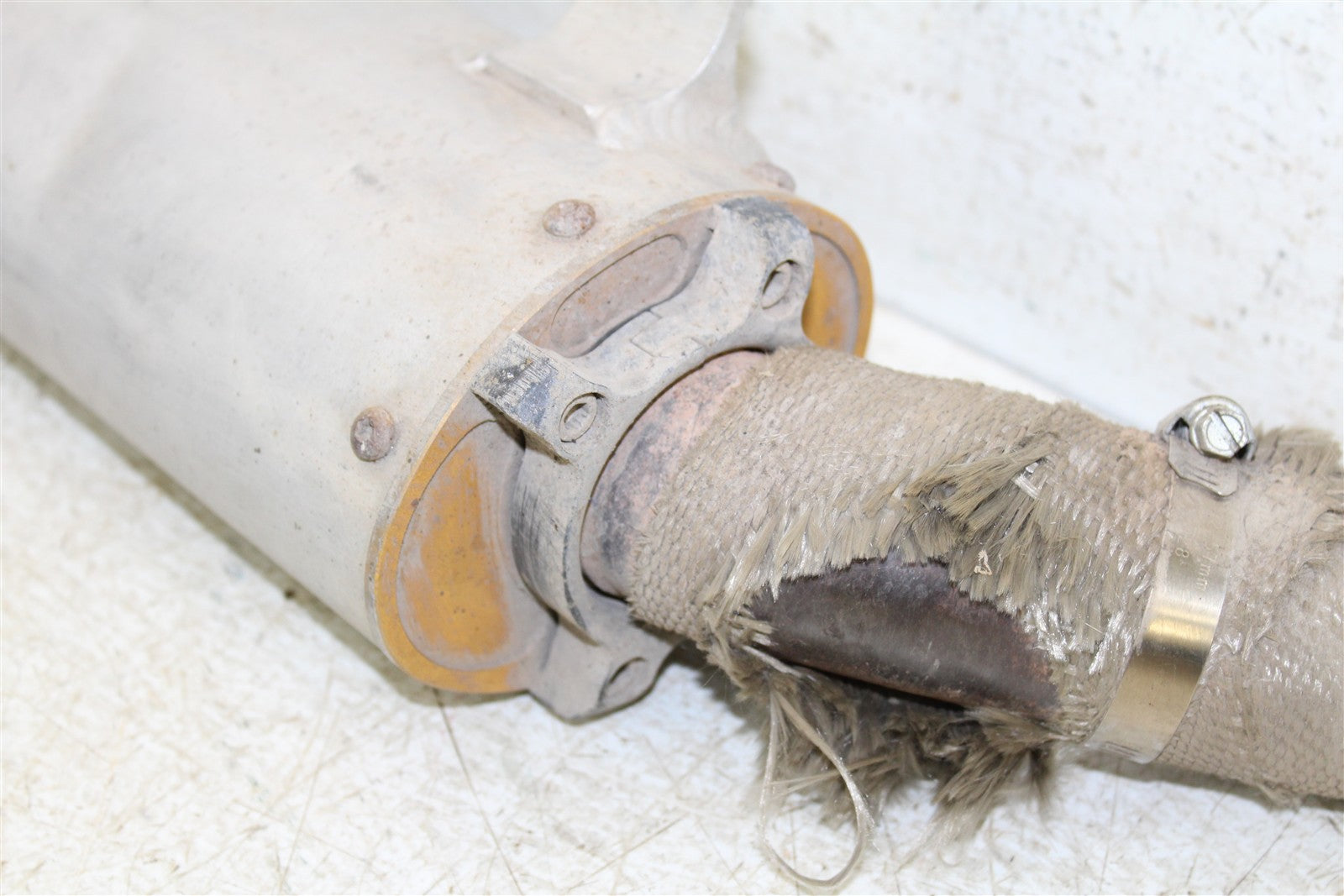 2006 Yamaha YFZ 450 Two Brothers Exhaust Head Pipe Silencer Muffler 50127
