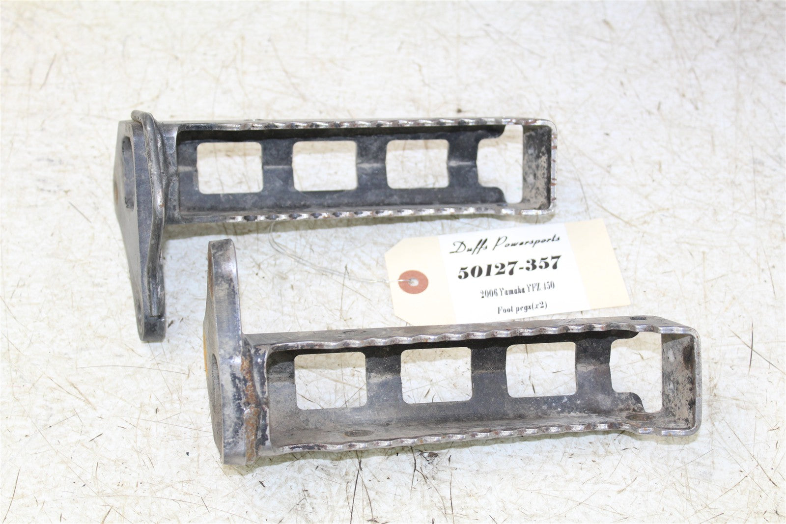 2006 Yamaha YFZ 450 Foot Pegs Rests Set Left Right 50127