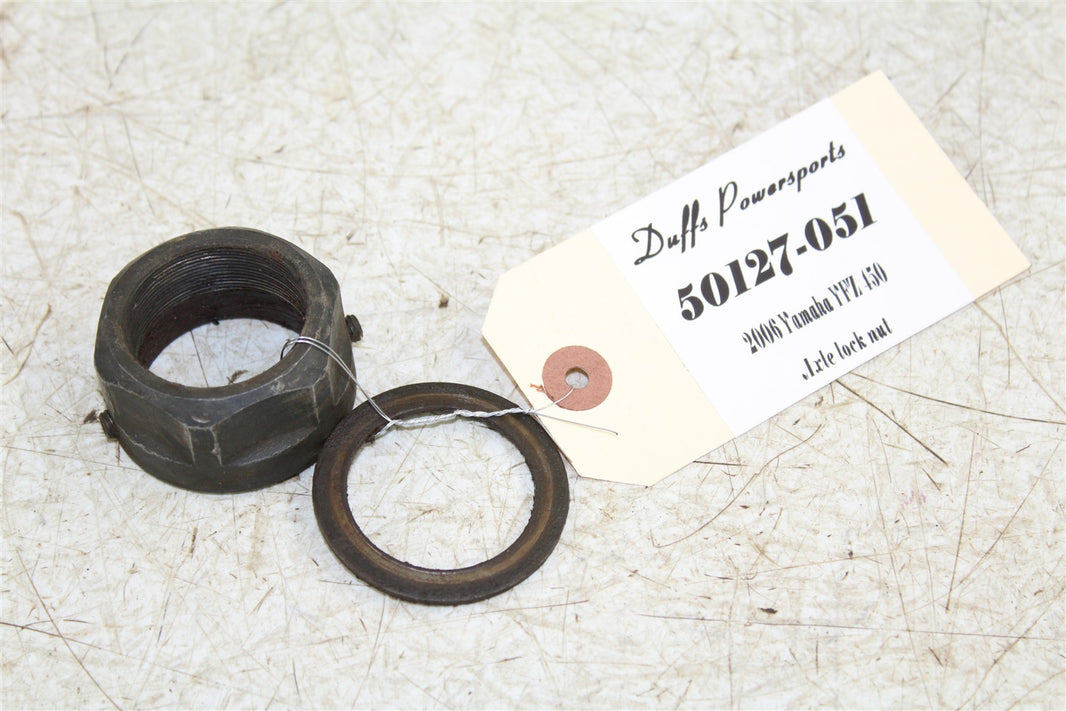 2006 Yamaha YFZ 450 Rear Axle Lock Nut 50127