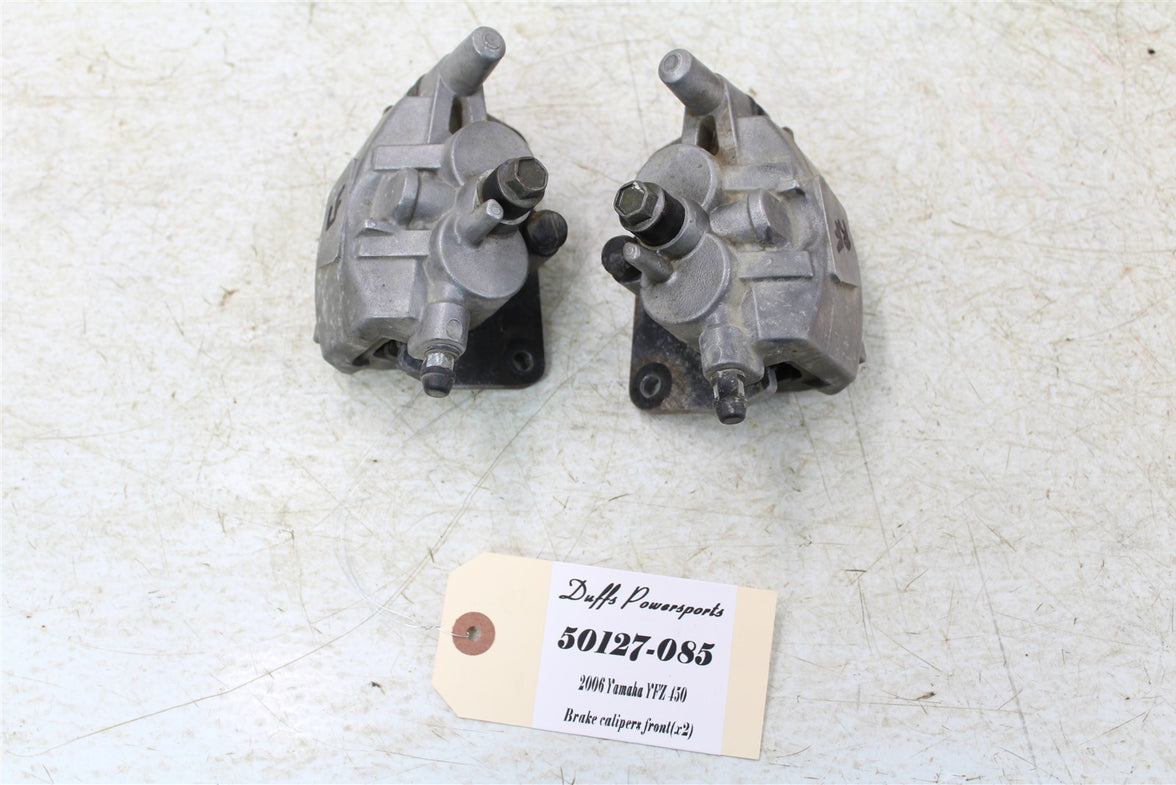 2006 Yamaha YFZ 450 Front Brake Calipers Set Left Right 50127