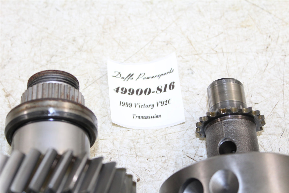 1999 Victory Motorcycle V92C Transmission Gears Shaft Shift Drum 49900