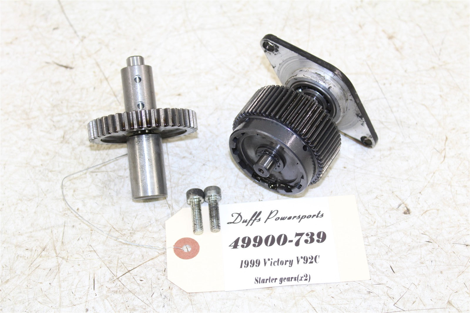 1999 Victory Motorcycle V92C Starter Motor Reduction Limiter Gears 49900