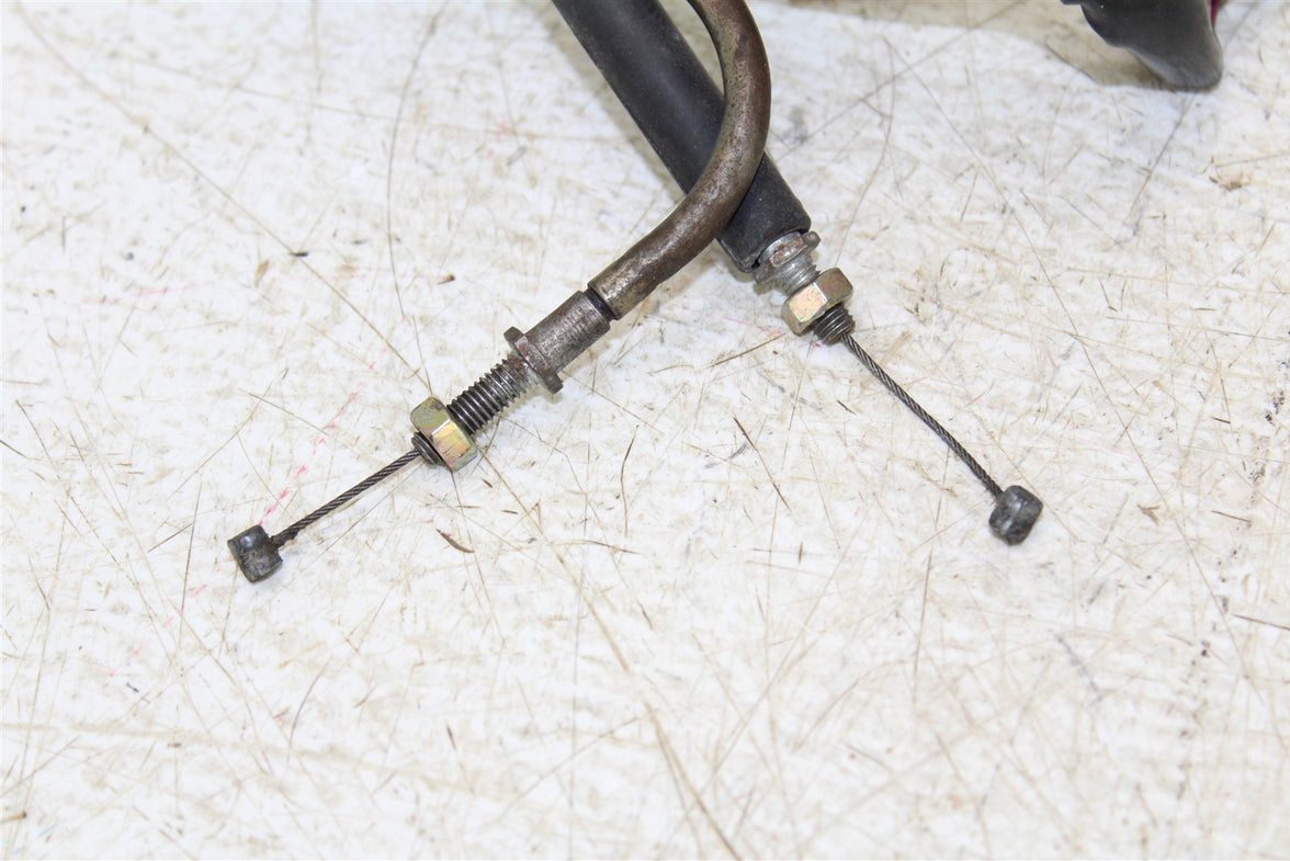1999 Victory Motorcycle V92C Throttle Housing Tube w/ Cables Start Switch 49900