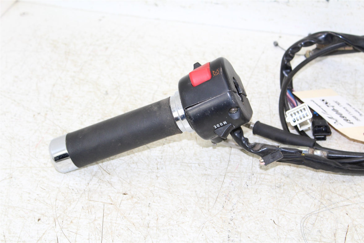 1999 Victory Motorcycle V92C Throttle Housing Tube w/ Cables Start Switch 49900