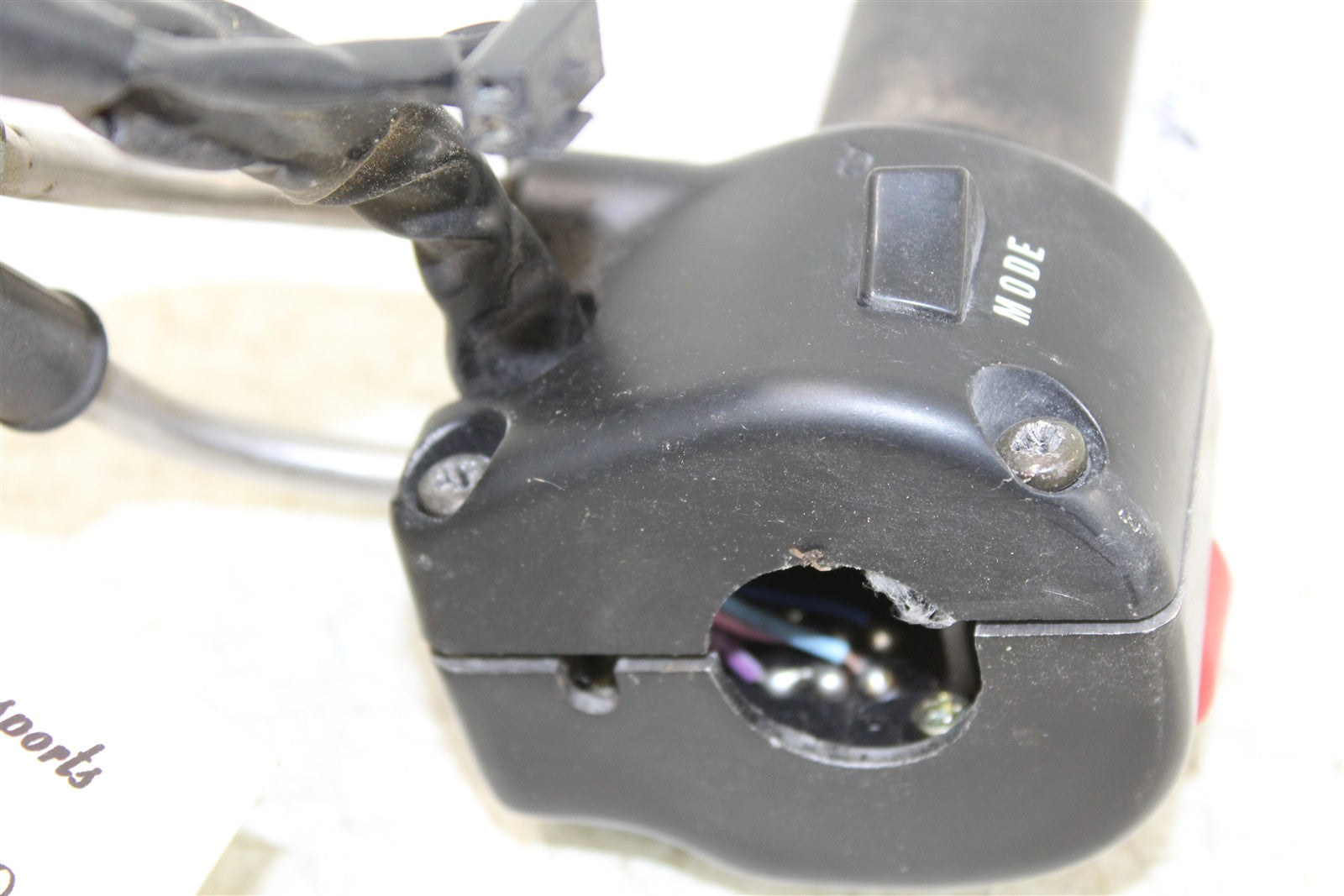 1999 Victory Motorcycle V92C Throttle Housing Tube w/ Cables Start Switch 49900