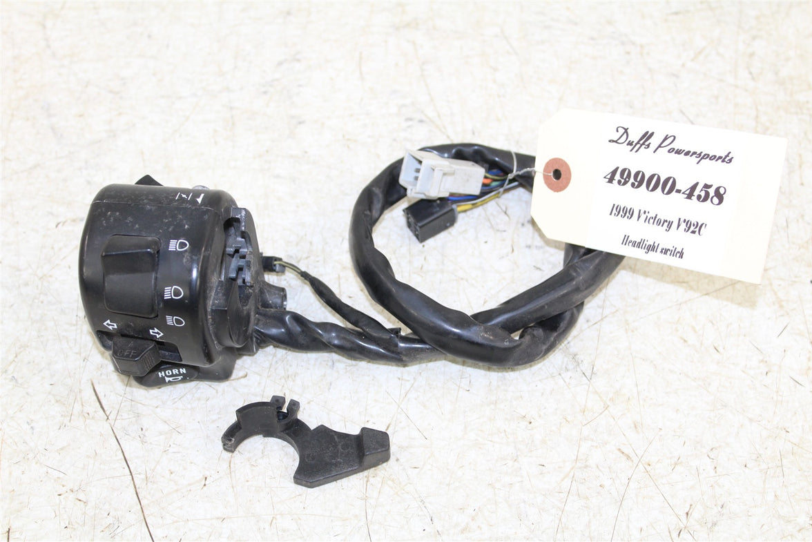 1999 Victory Motorcycle V92C Headlight Directional Light Switch w/ Choke 49900