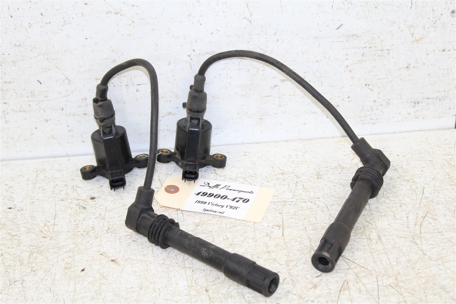 1999 Victory Motorcycle V92C Ignition Coils Spark Plug Boots 49900