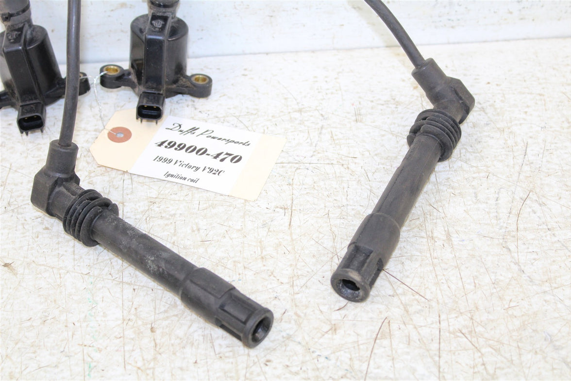 1999 Victory Motorcycle V92C Ignition Coils Spark Plug Boots 49900