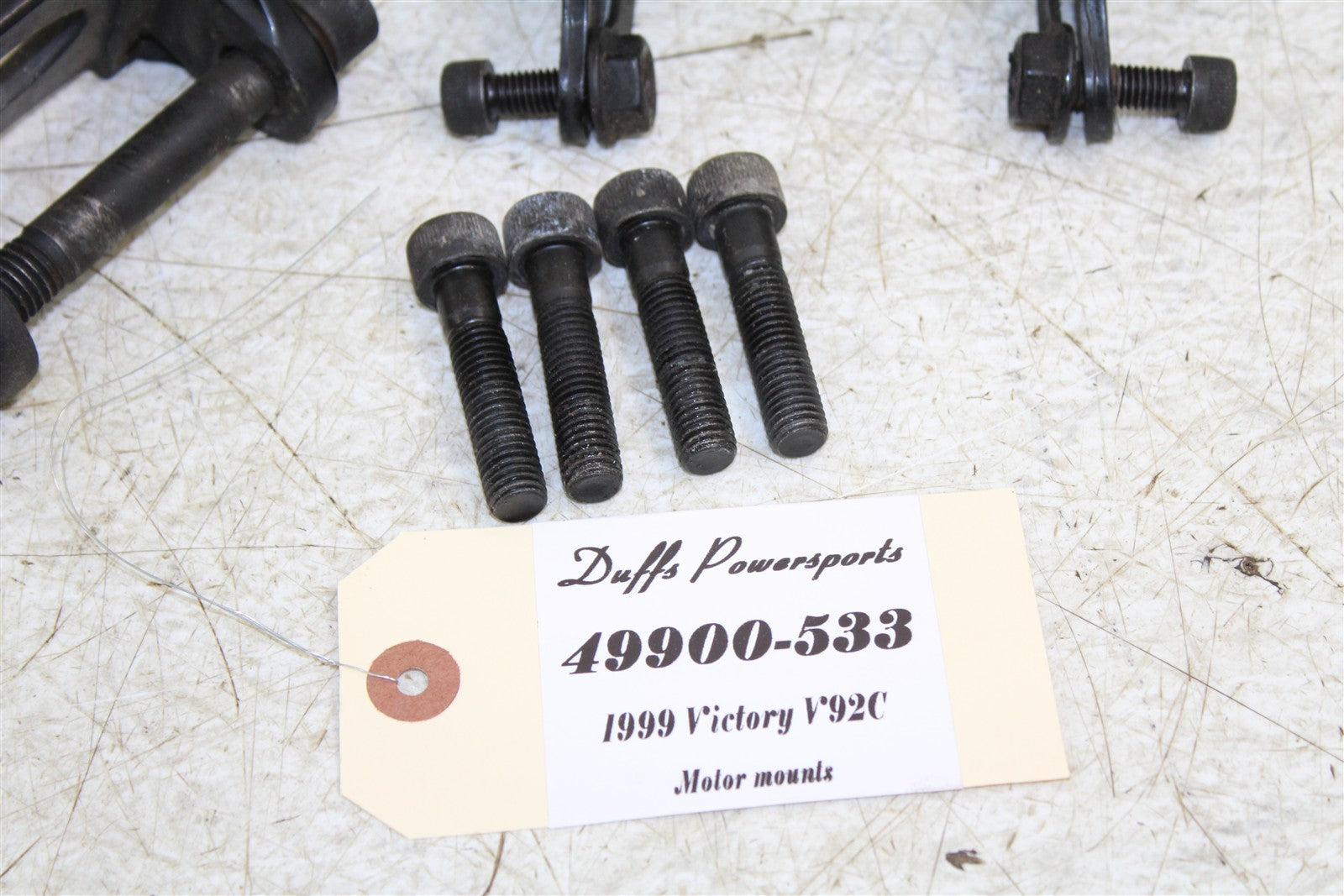 1999 Victory Motorcycle V92C Motor Mounts Engine Brackets Hardware 49900