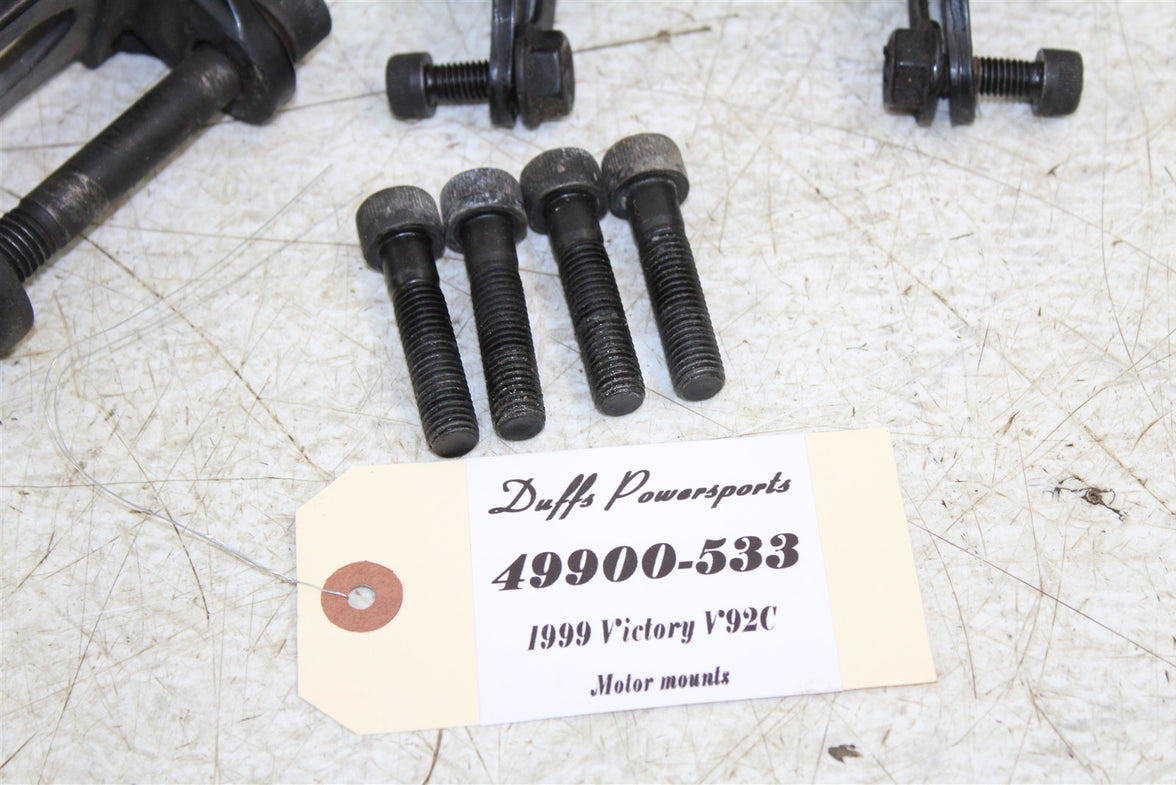 1999 Victory Motorcycle V92C Motor Mounts Engine Brackets Hardware 49900