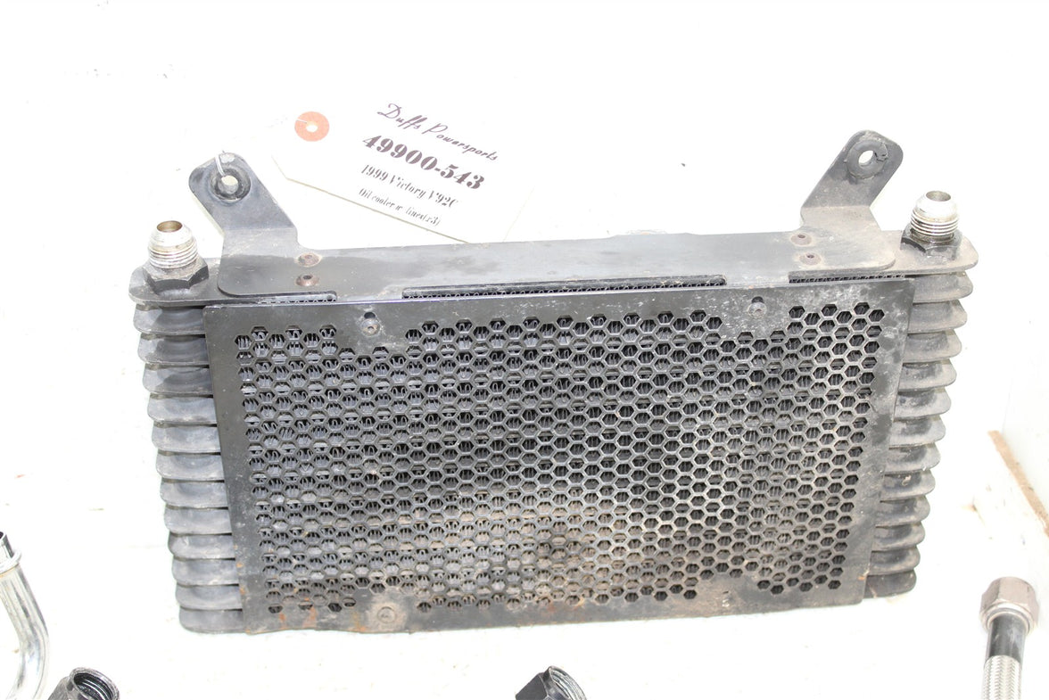1999 Victory Motorcycle V92C Engine Oil Cooler w/ Lines 49900