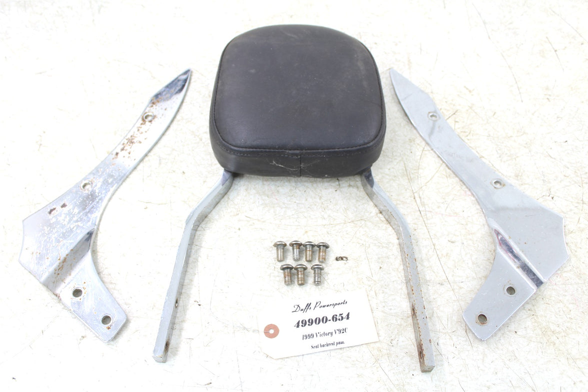 1999 Victory Motorcycle V92C Passenger Seat Backrest Back Rest 49900