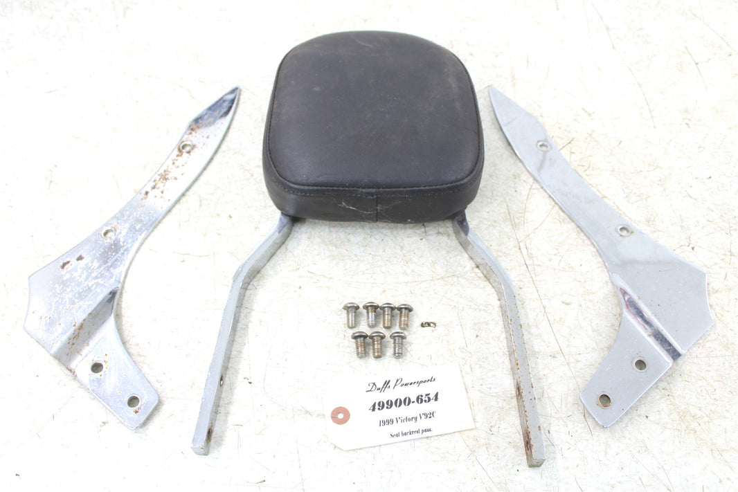 1999 Victory Motorcycle V92C Passenger Seat Backrest Back Rest 49900