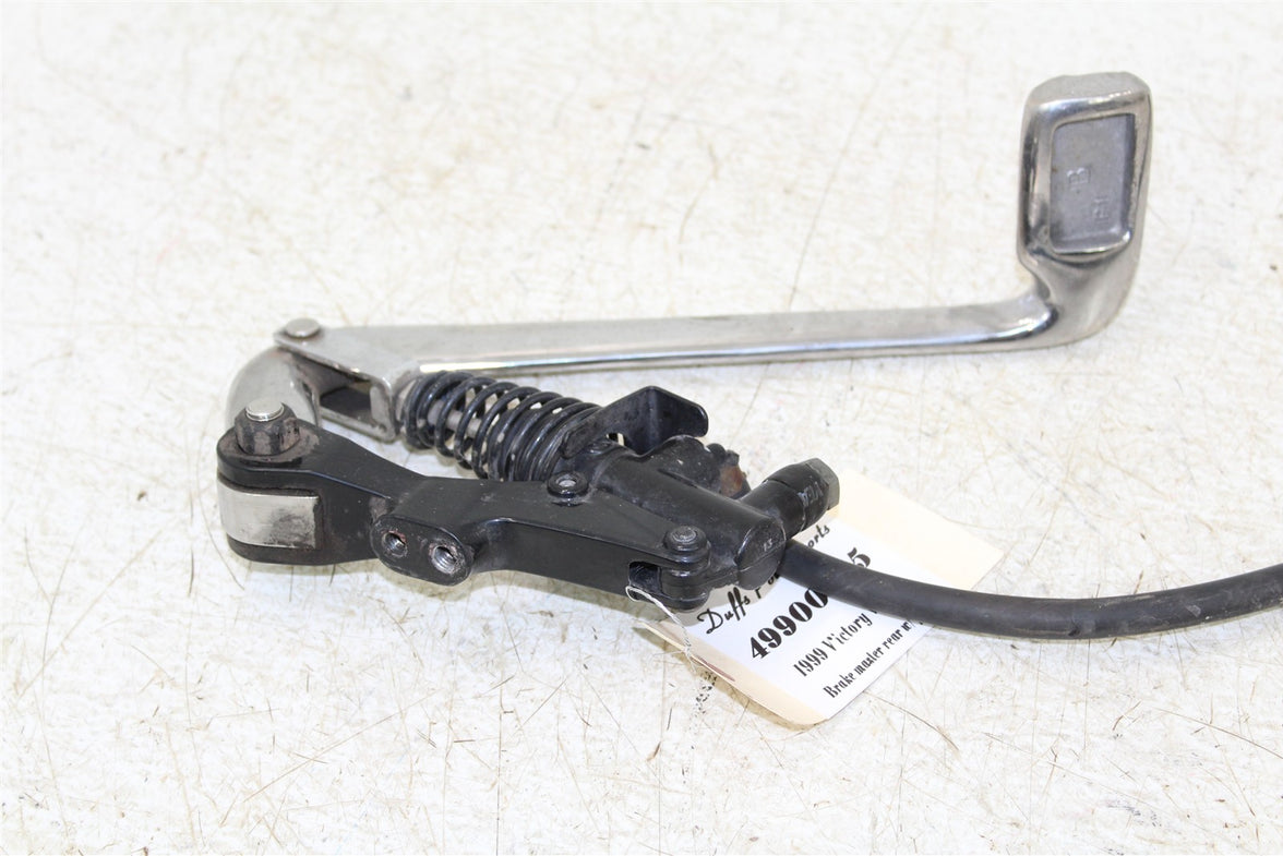 1999 Victory Motorcycle V92C Rear Brake Master Cylinder Reservoir w/ Pedal 49900