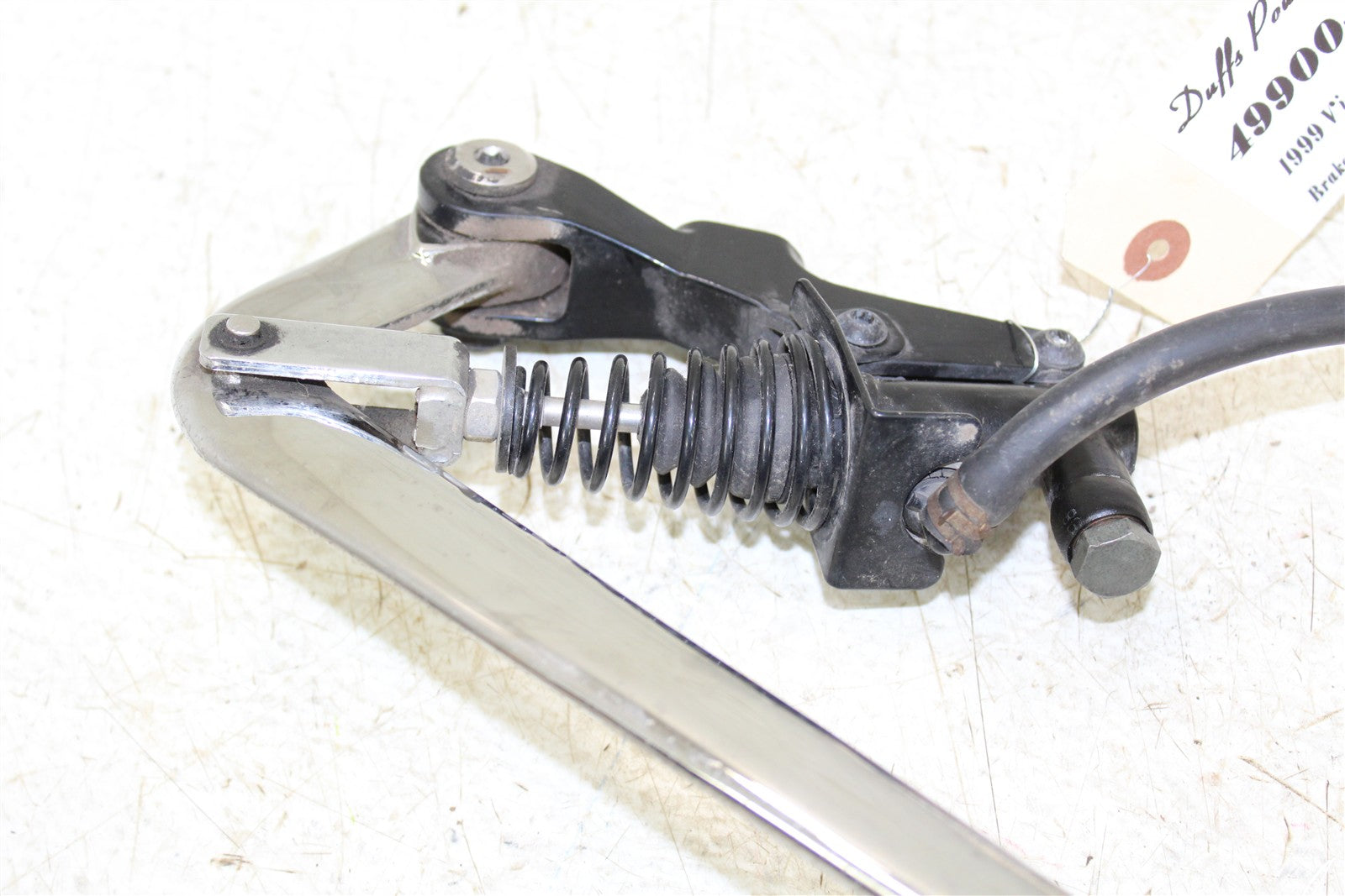 1999 Victory Motorcycle V92C Rear Brake Master Cylinder Reservoir w/ Pedal 49900