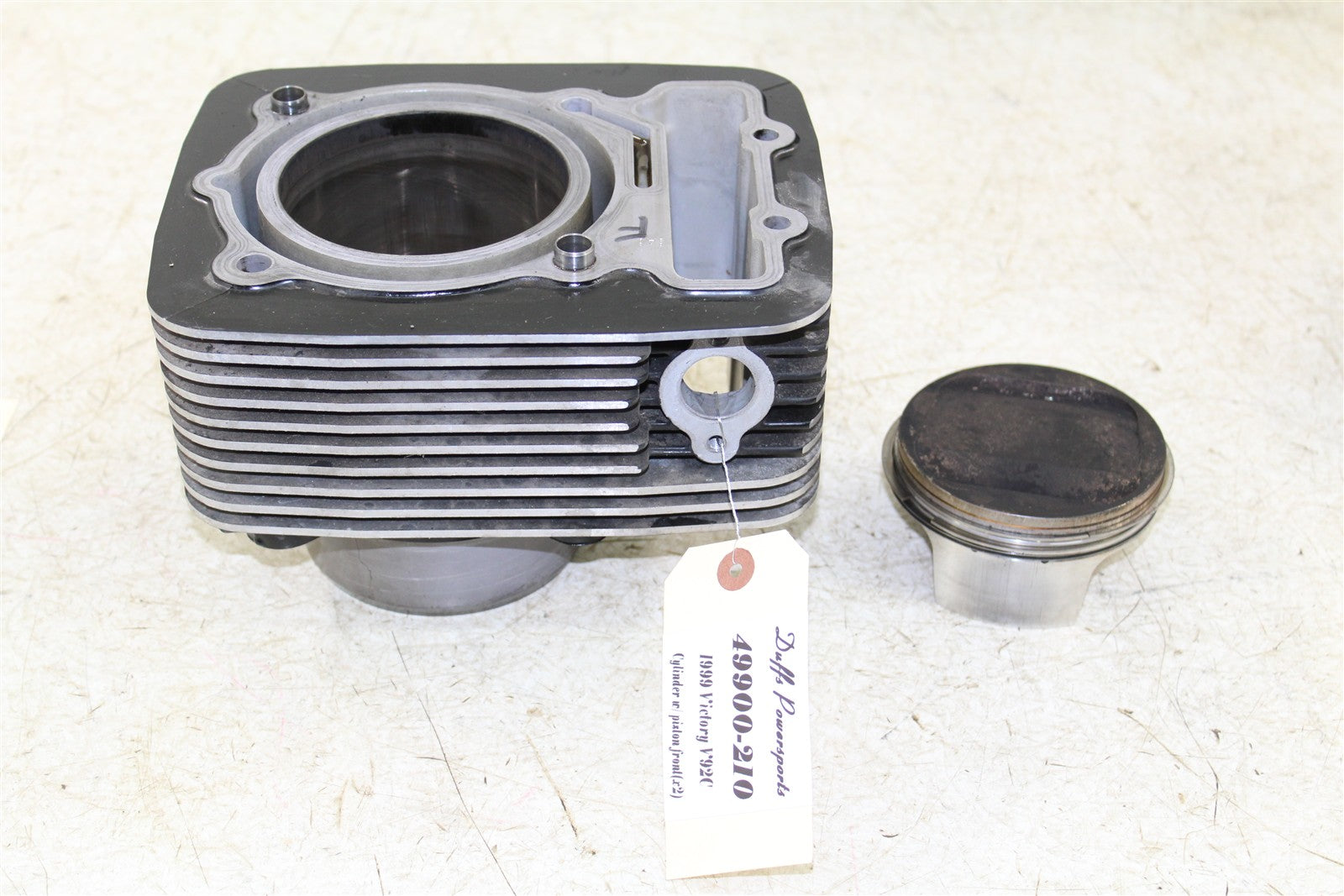1999 Victory Motorcycle V92C Front Cylinder Jug w/ Piston 49900