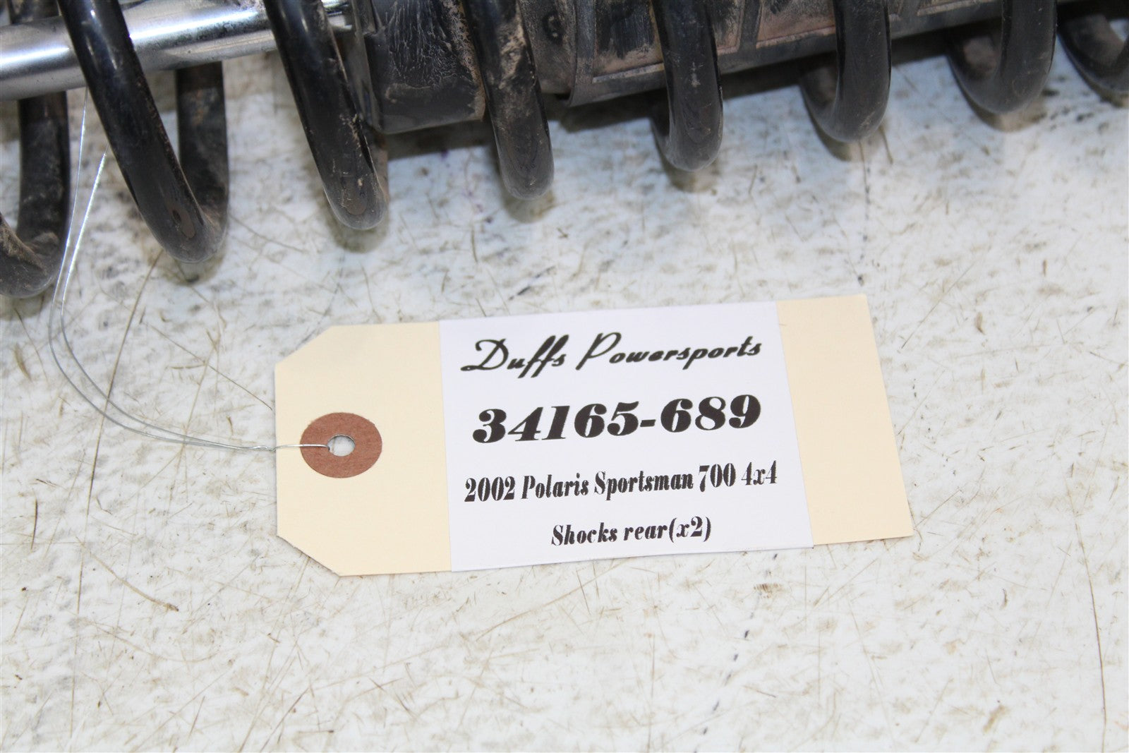 2002 Polaris Sportsman 700 4x4 Rear Shocks Spring Absorber Left Right 34165
