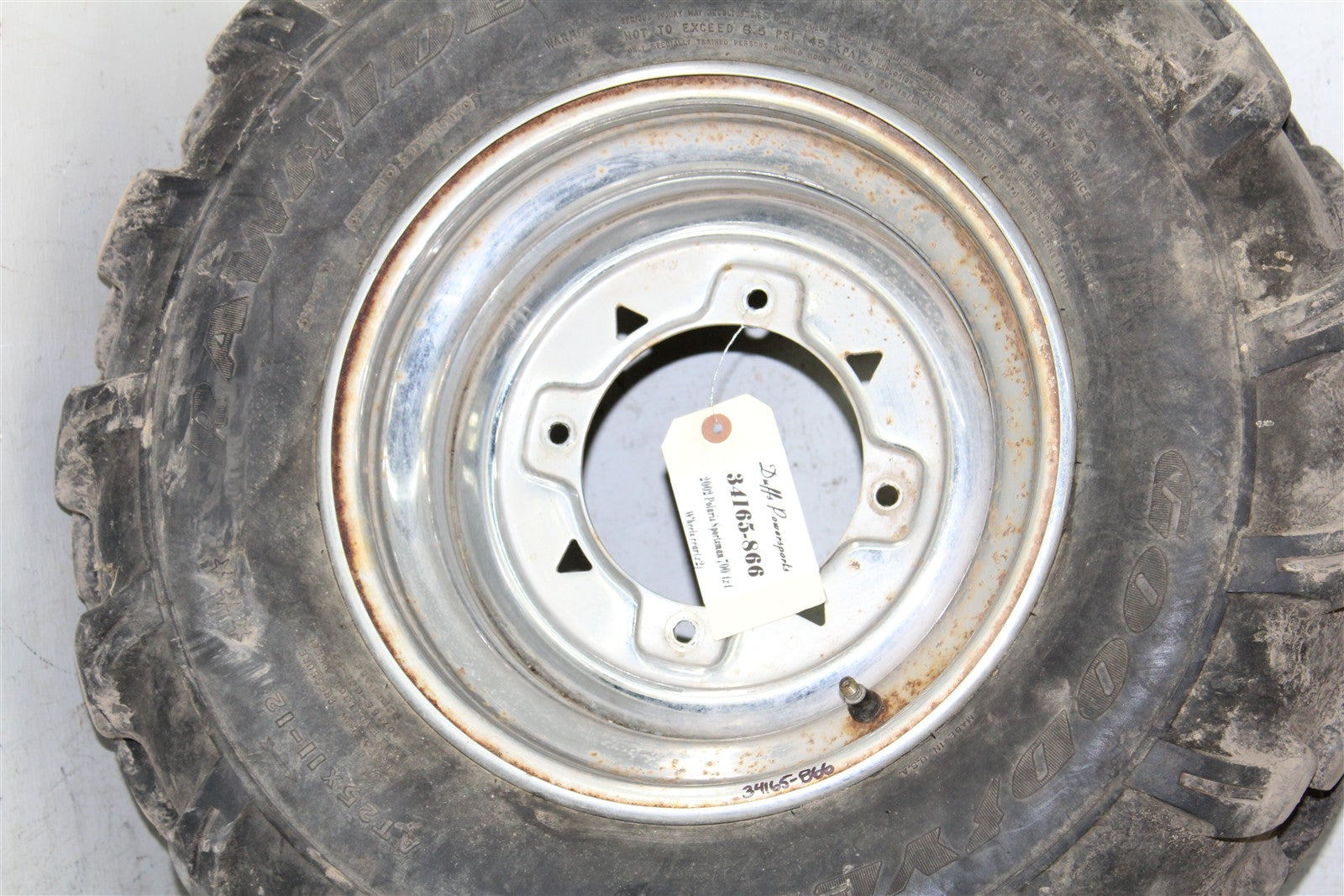 2002 Polaris Sportsman 700 4x4 Rear Wheel Set Rims 34165