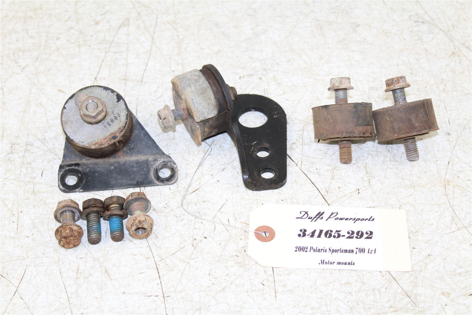 2002 Polaris Sportsman 700 4x4 Engine Isolator Mounts Motor Brackets 34165