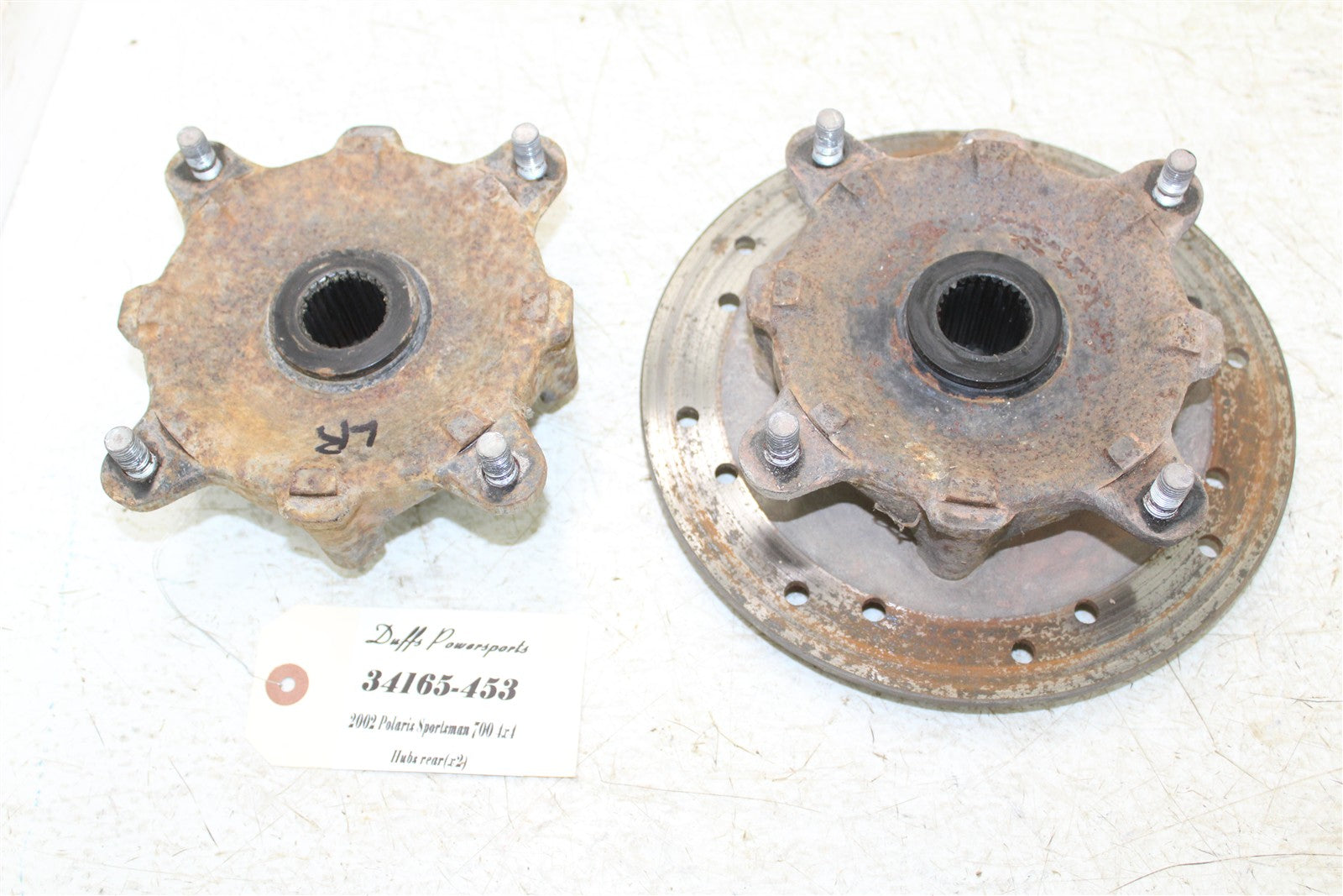 2002 Polaris Sportsman 700 4x4 Rear Hubs Wheel Mounts 34165