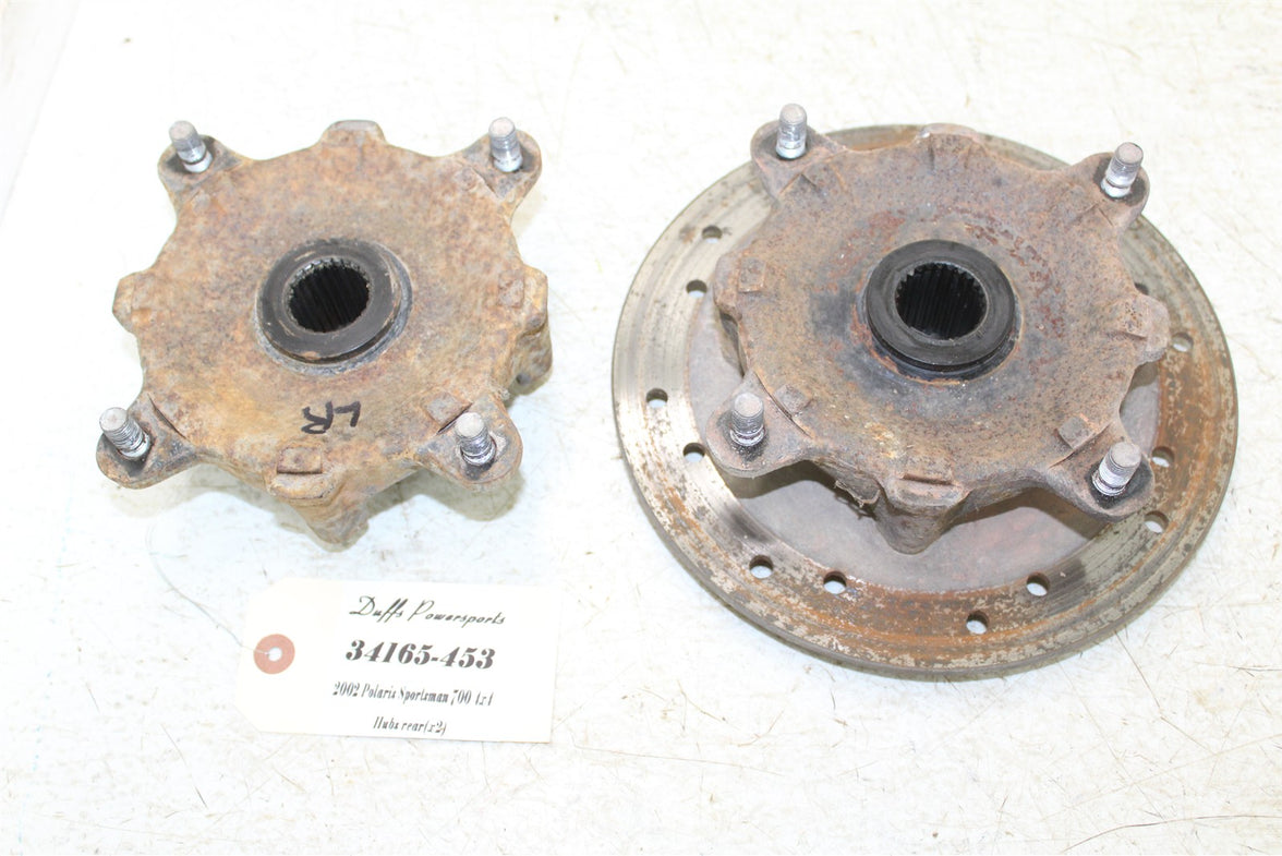 2002 Polaris Sportsman 700 4x4 Rear Hubs Wheel Mounts 34165