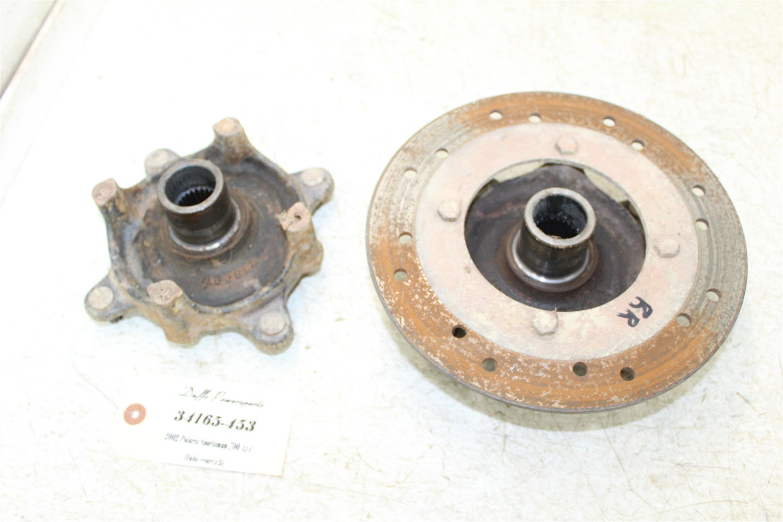 2002 Polaris Sportsman 700 4x4 Rear Hubs Wheel Mounts 34165