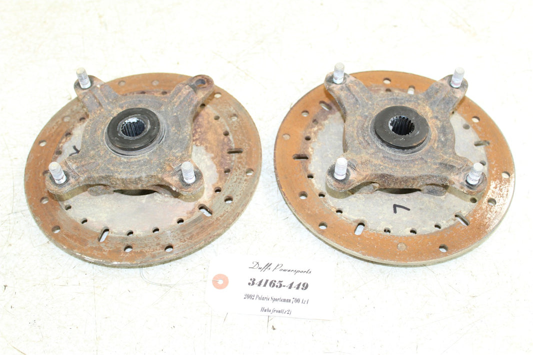 2002 Polaris Sportsman 700 4x4 Front Hubs Brake Rotors 34165
