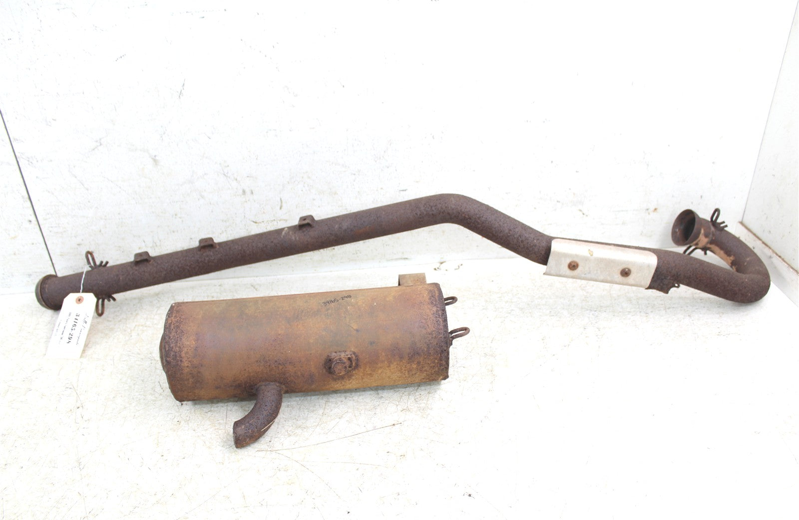 2002 Polaris Sportsman 700 4x4 Exhaust Head Pipe Silencer Muffler 34165