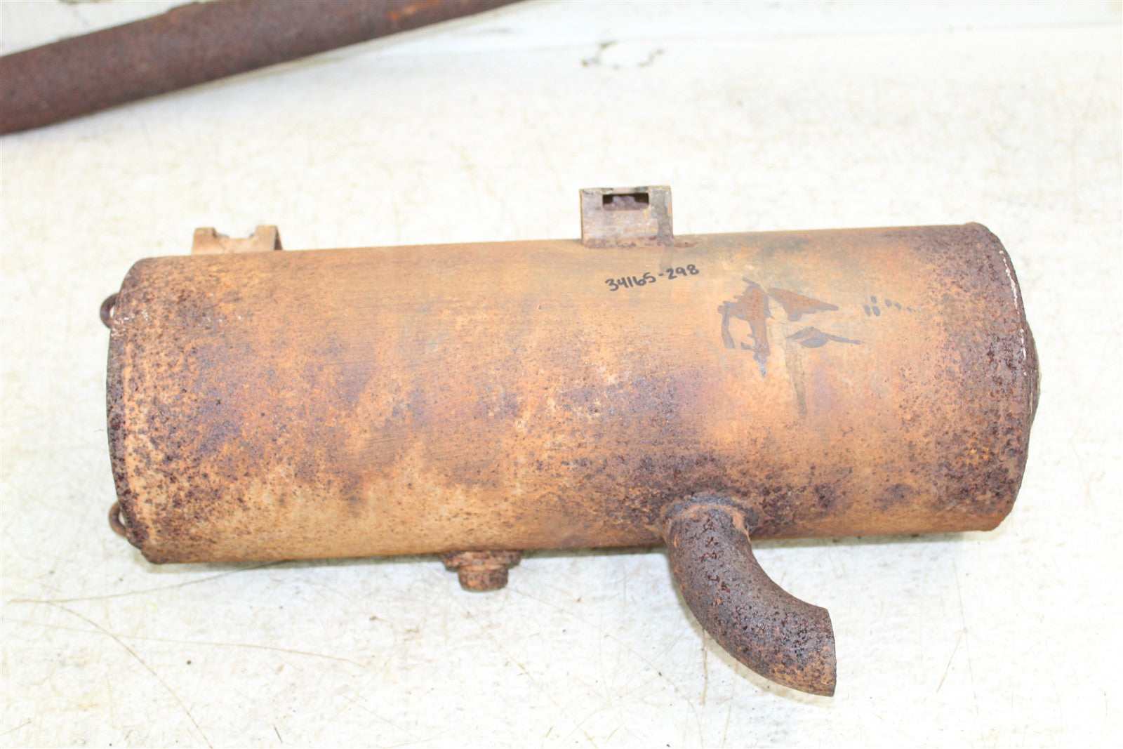 2002 Polaris Sportsman 700 4x4 Exhaust Head Pipe Silencer Muffler 34165