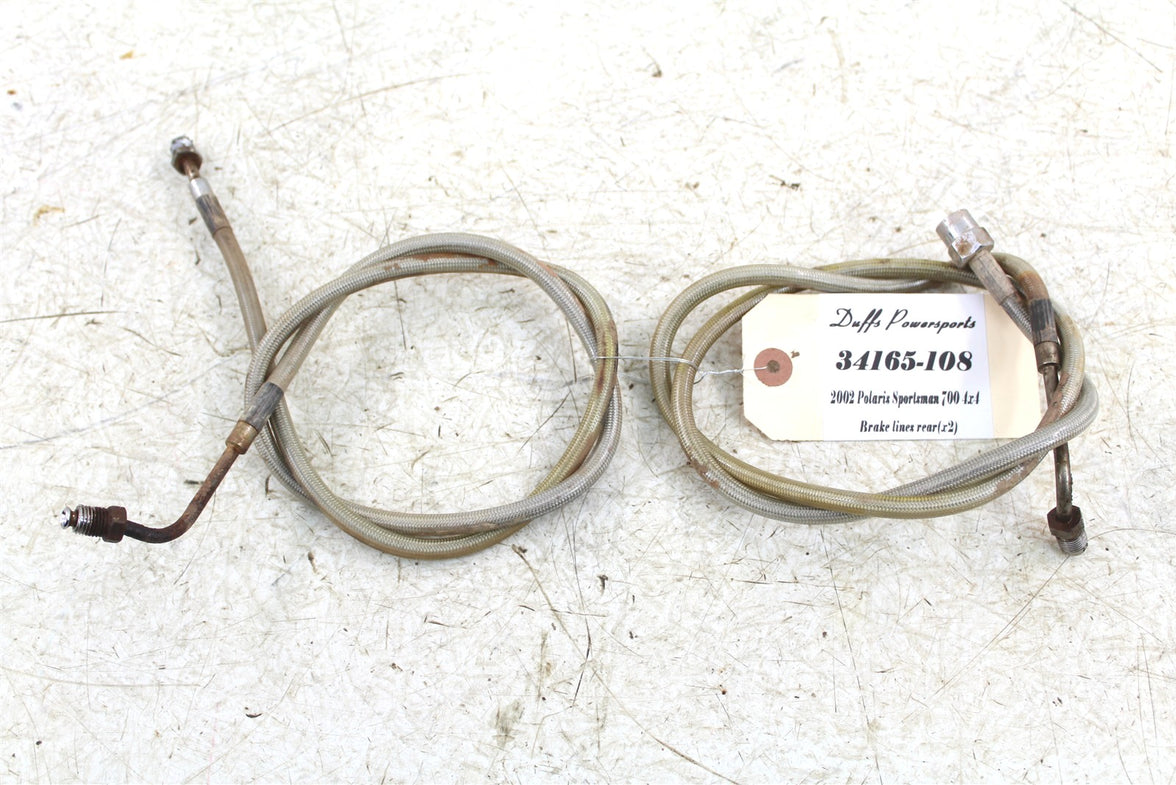 2002 Polaris Sportsman 700 4x4 Rear Brake Hoses Lines 34165