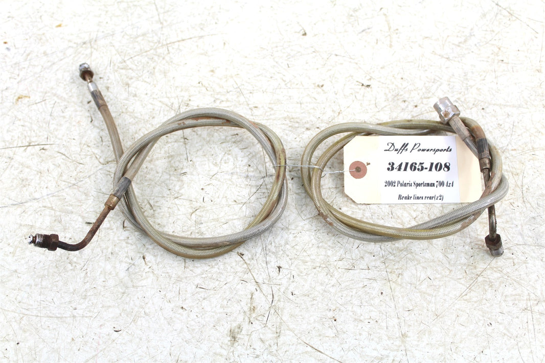 2002 Polaris Sportsman 700 4x4 Rear Brake Hoses Lines 34165