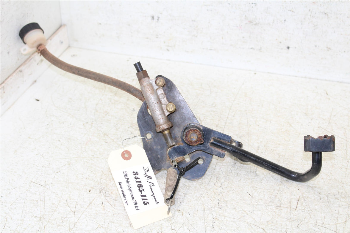 2002 Polaris Sportsman 700 4x4 Rear Brake Master Cylinder w/ Pedal 34165