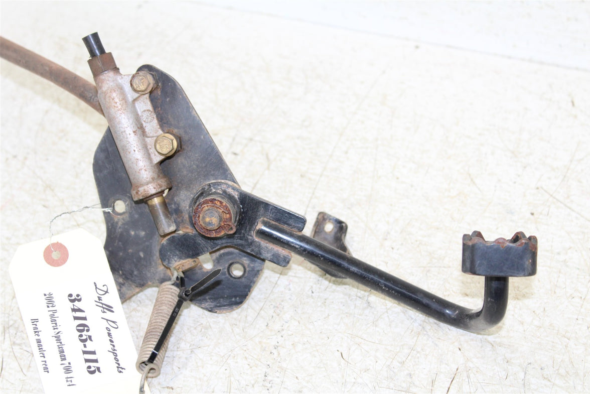 2002 Polaris Sportsman 700 4x4 Rear Brake Master Cylinder w/ Pedal 34165