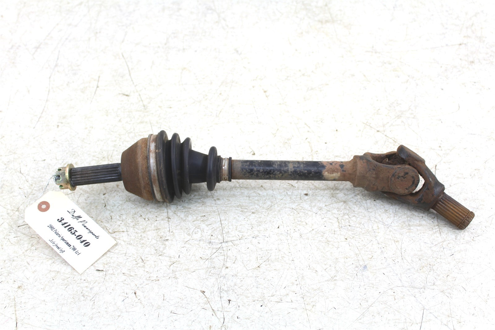 2002 Polaris Sportsman 700 4x4 Left Front CV Axle Boot Straight 34165